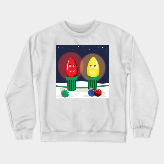 Christmas Lights Crewneck Sweatshirt by Edofest